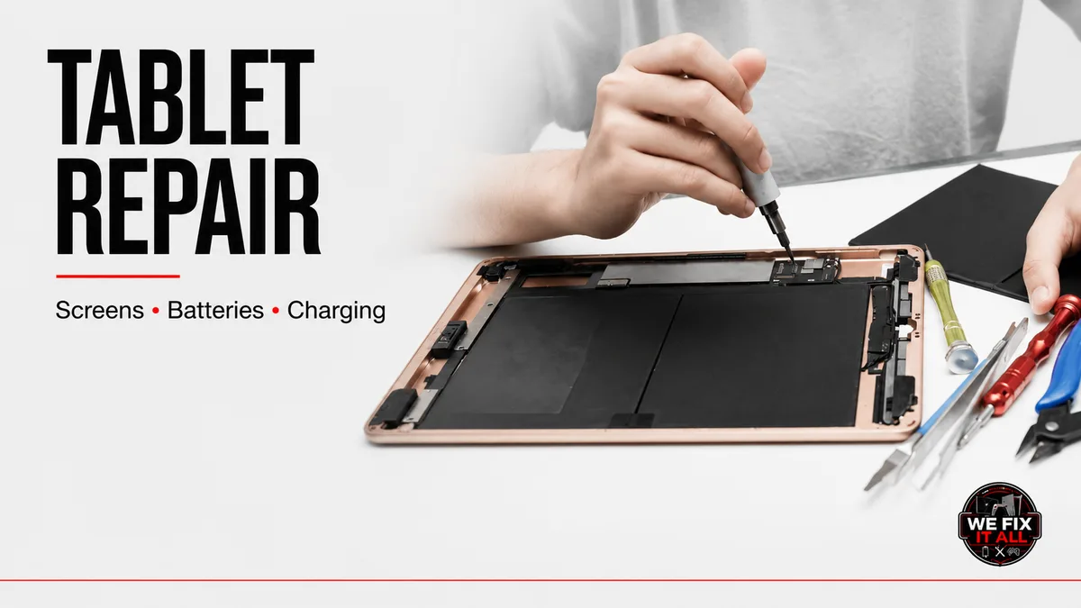 Tablet and iPad repair in Norcross at We Fix It All