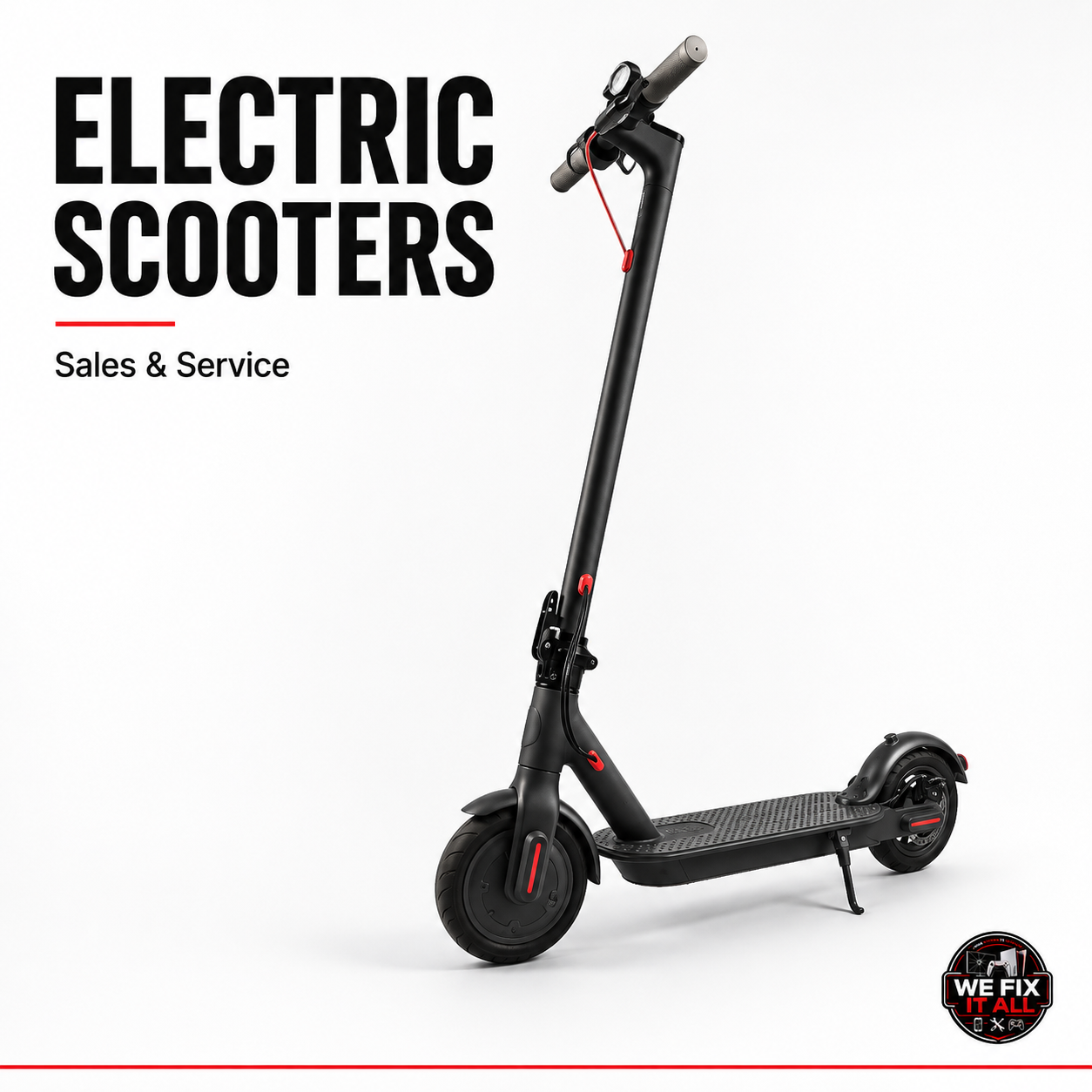 Electric scooter sales and service at We Fix It All in Norcross, GA